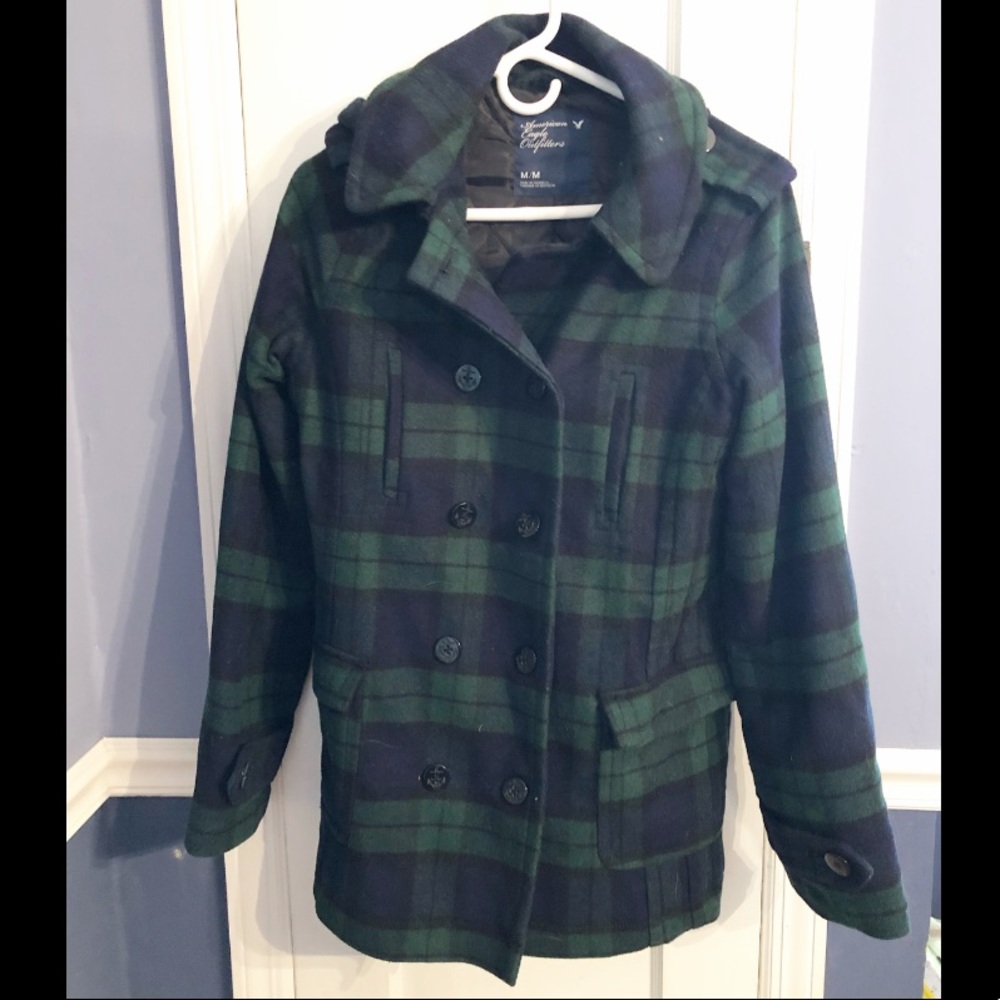 Beautiful AE hooded peacoat